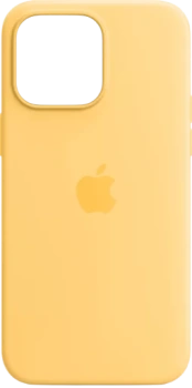 Чехол для iPhone 14 Pro Max Silicone Case (реплика), жёлтый