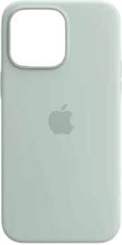Чехол для iPhone 14 Pro Max Silicone Case (реплика), зелёный