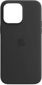 Чехол для iPhone 14 Pro Max Silicone Case (реплика), чёрный