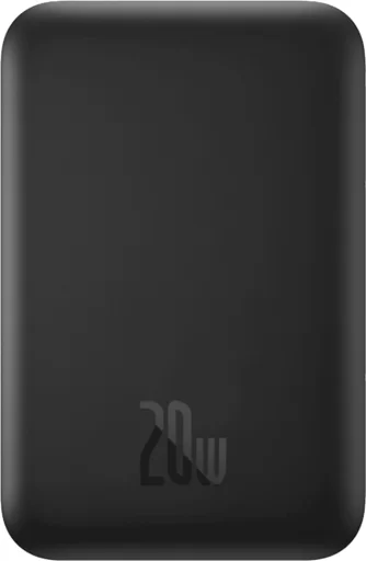 Внешний аккумулятор Baseus Magnetic 6000mAh 20W (с кабелем Type-C to Type-C 60W 20V/3A 30см), Черный