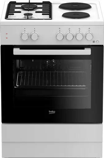 Комбинированная плита BEKO FSE64010DW, белый