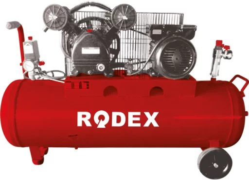 Компрессор воздушный Rodex RDX794 200л, красный 