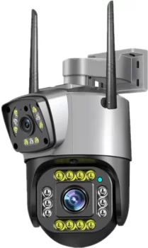 Камера видеонаблюдения V380 Pro Wi-Fi Smart Camera с двумя объективами, черный 