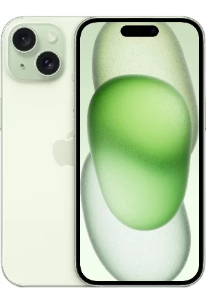 iPhone 15 128 GB (nano-SIM+eSIM), зелёный
