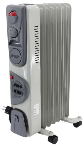 Масляный радиатор Nikura HY-C4F-7 1000W, белый