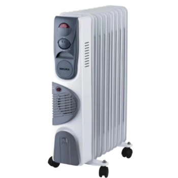 Масляный радиатор Nikura НY-C3F-9 2000W, белый   