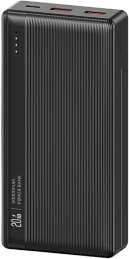 Внешний аккумулятор Usams 20KCD20401 20W 20000mAh, черный 