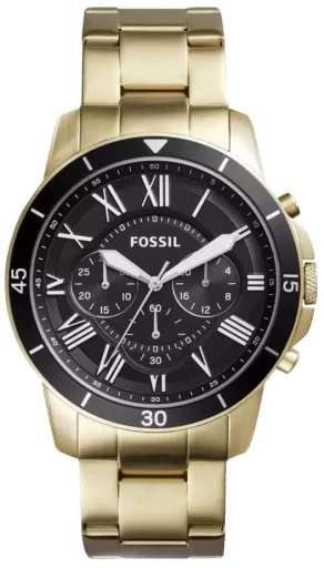 Наручные часы Fossil Grant FS5267 кварцевые, золотистый