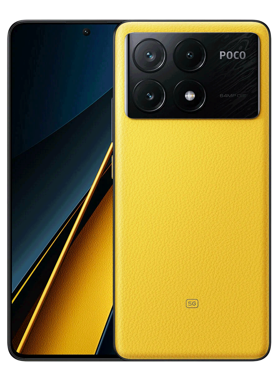 Купить Xiaomi Poco X6 Pro 12/512 GB, жёлтый — Alif Shop