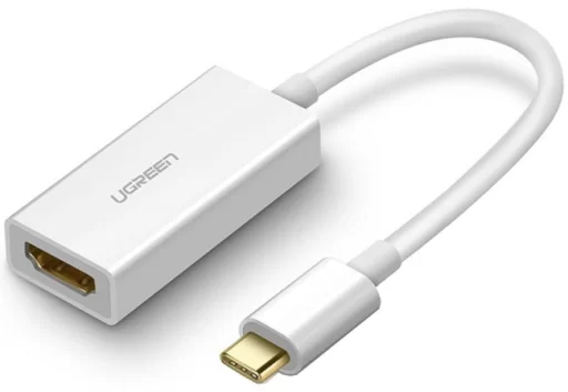 Переходник UGreen USB-C to HDMI 40273, белый