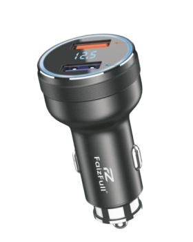 Автомобильное зарядное устройство FaizFull Fz-30, чёрный