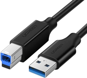 Кабель USB-A - USB-B US210(30753) 1 м, черный