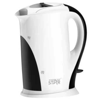 Чайник Winning Star ST-6030, 1.7 л, бело-чёрный