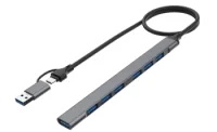 USB-концентратор Onten OT-UCA9702 7 в 2, серый1