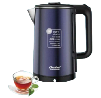 Чайник Orvica ORM-8030, 2.3 л, чёрно-фиолетовый