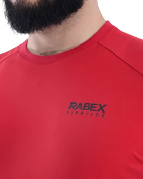 Мужская футболка с длинным рукавом Rabex ATTFW202-2 L, красный 