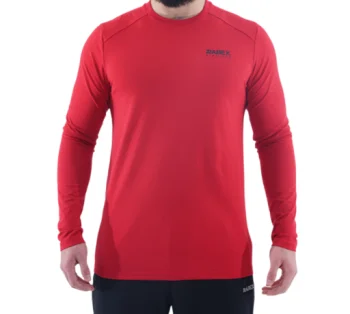 Мужская футболка с длинным рукавом Rabex ATTFW202-2 XXXL, красный    