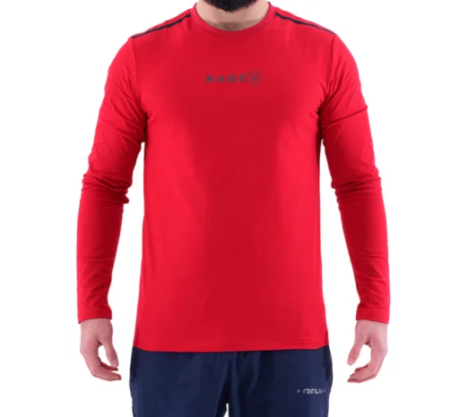 Мужская футболка с длинным рукавом Rabex ATLFW202-3 XXL, красный   