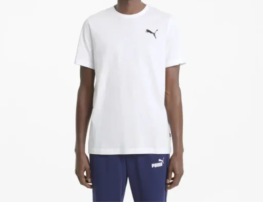 Мужская футболка Base Puma Ess Small Logo Tee S, белая 