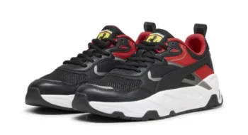 Кроссовки PUMA Ferrari Trinity, чёрно-красный