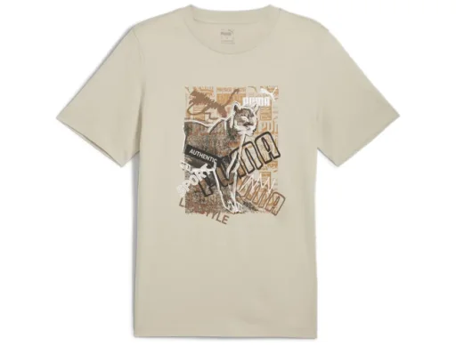 Мужская футболка Puma GRAPHICS Photoprint Tee L, бежевый
