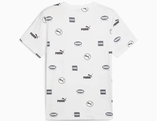 Мужская футболка Puma Power Aop Tee M, белый