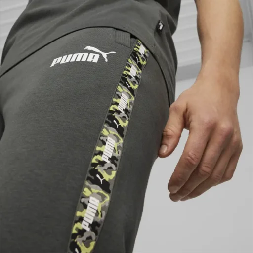Мужские спортивные штаны Puma ESS TAPE CAMO Sweatpants TR cl S, серый  