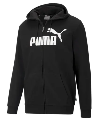 Худи PUMA ESS Big Logo FZ Hoodie TR, чёрный