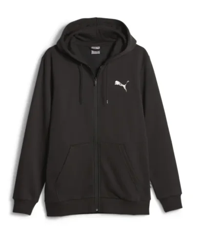 Худи PUMA ESS+ LOGO LAB Holiday Full-Zip Hoodie FL, чёрный