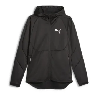 Худи PUMA EVOSTRIPE Warm Full-Zip Hoodie, чёрный
