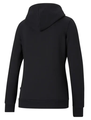 Худи PUMA ESS Logo Full-Zip Hoodie FL, чёрный