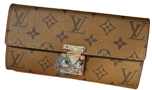 Кошелёк женский Louis Vuitton (реплика), коричневый 