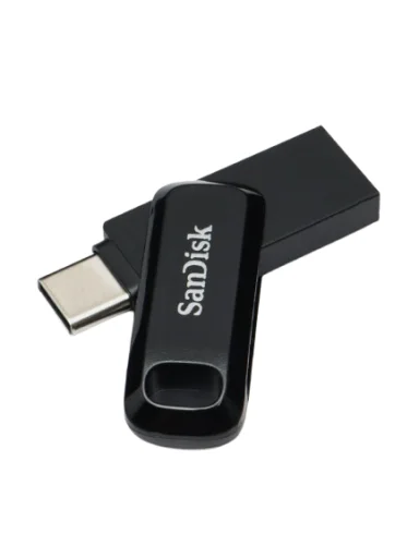 Флеш-накопитель SanDisk Ultra Dual Drive с разъемом USB Type-C 64 ГБ, чёрный