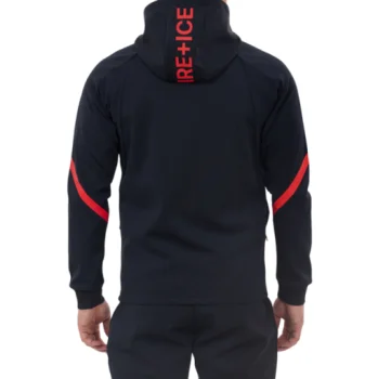 Худи с замком Rabex Fire+Ice AJEW31 XXL, чёрный