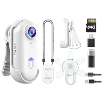 Мини камера нательная UHD Pro, белый