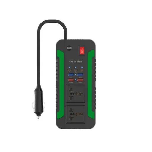 Автомобильный инвертор Green Lion Spark 300 Power, чёрный