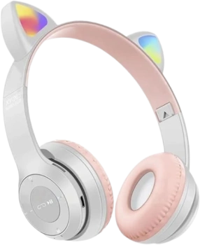 Наушники Cat Ear XY-205 беспроводные, бело-розовый