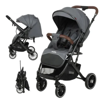 Детская прогулочная коляска Kidilo K535-1, cерый