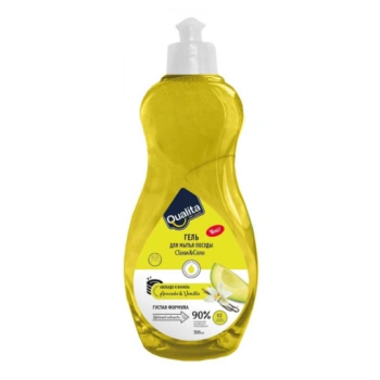 Средство для мытья посуды Qualita Clean & Care Авокадо и ваниль, 500 Мл