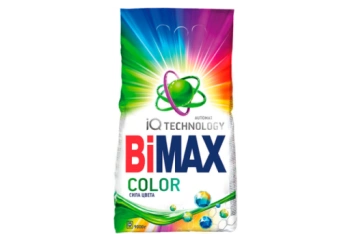 Стиральный порошок BiMAX IQ Technology Color Сила цвета Автомат, 9 кг