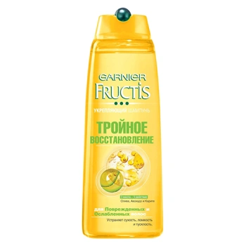 Шампунь для волос GARNIER Fructis Тройное восстановление, 400 мл