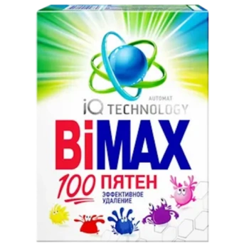 Стиральный порошок BiMAX IQ Technology 100 пятен Автомат, 400 г