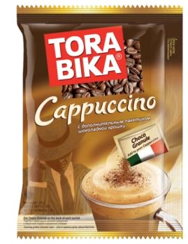 Кофе растворимый порционный Tora Bika Cappuccino, 25 г