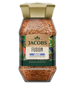 Кофе растворимый Jacobs Fusion Brazilian насыщенный и ароматный, 95 г