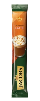 Кофе растворимый порционный Jacobs Caramel Latte, 17 г