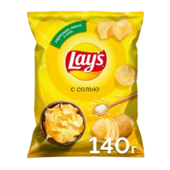 Чипсы Картофельные Lay's С солью, 140 гр