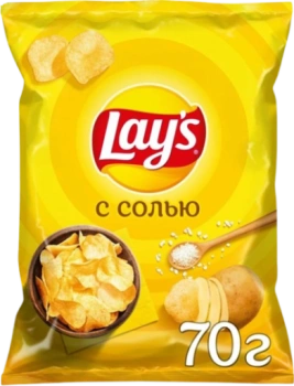 Чипсы Картофельные Lay's С солью, 70 гр