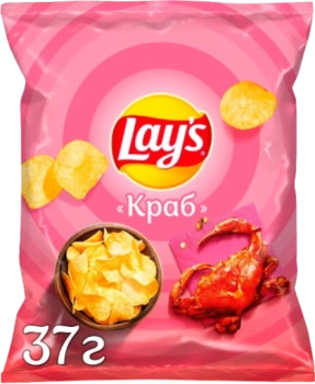 Чипсы Картофельные Lay's Краб, 37 гр