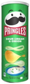 Чипсы Картофельные Pringles Сметана и лук, 165 гр