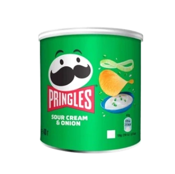 Чипсы Картофельные Pringles Сметана и лук, 40 гр
